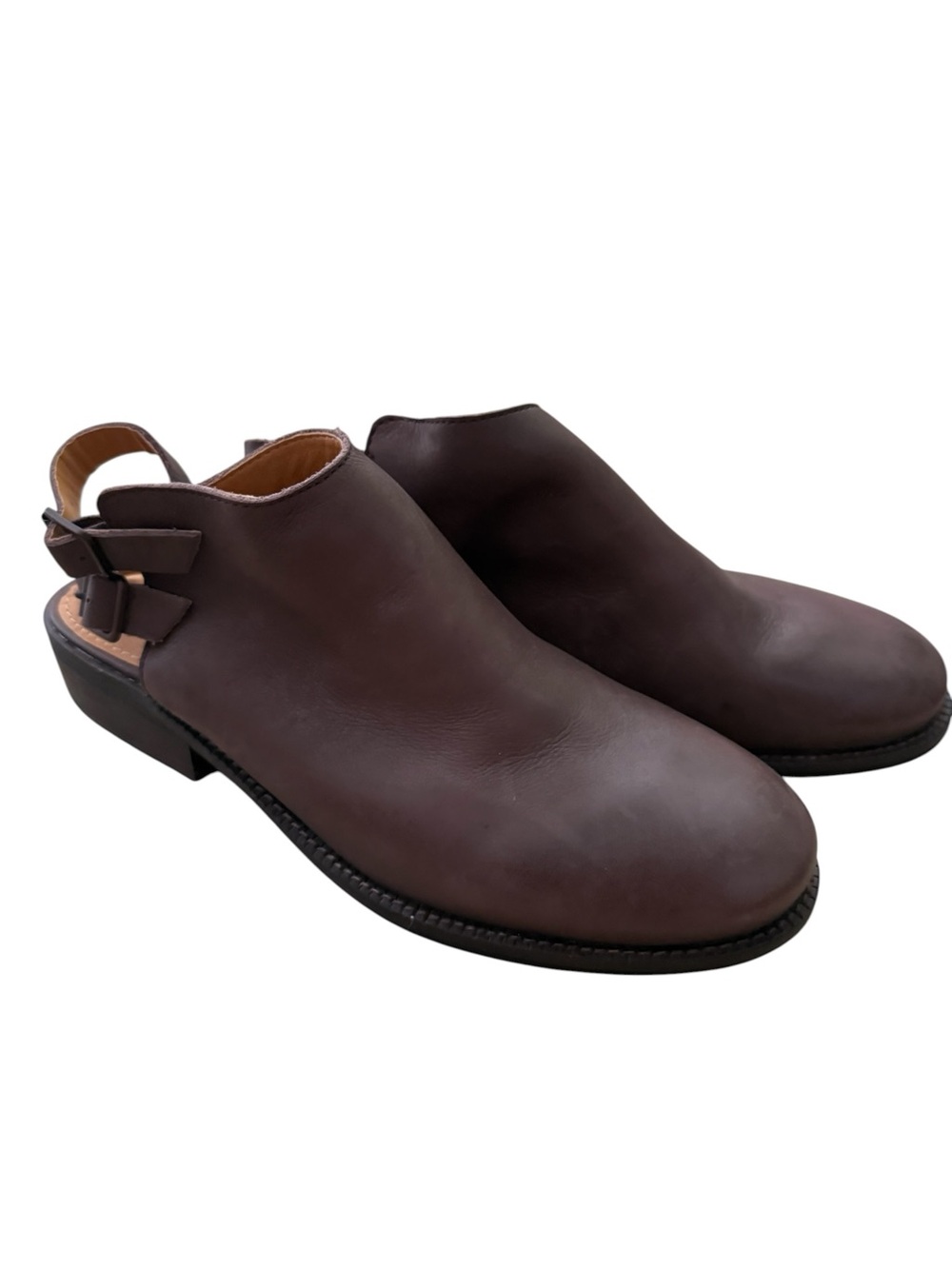 Latigo Women’s Leather Strappy Mules size 11 brown
